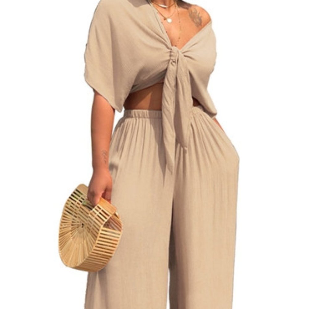 Ladies 2 Piece Pants Set